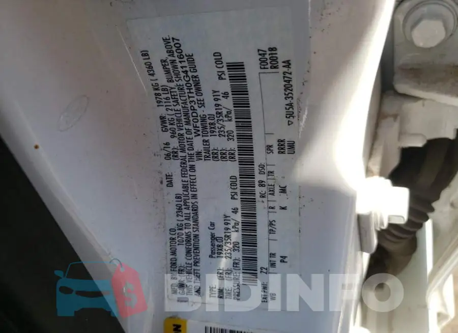 WF0DP3TH0G4116007 Photo# 10