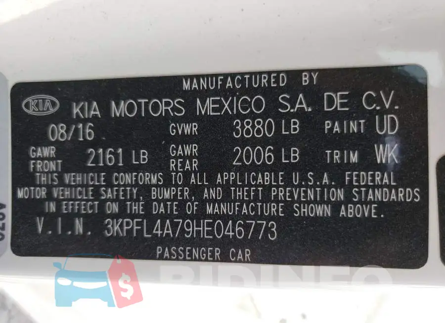 3KPFL4A79HE046773 Photo# 10