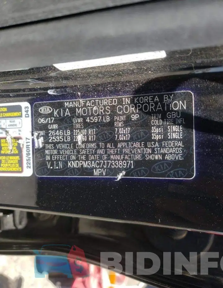 KNDPM3AC7J7338971 Photo# 10