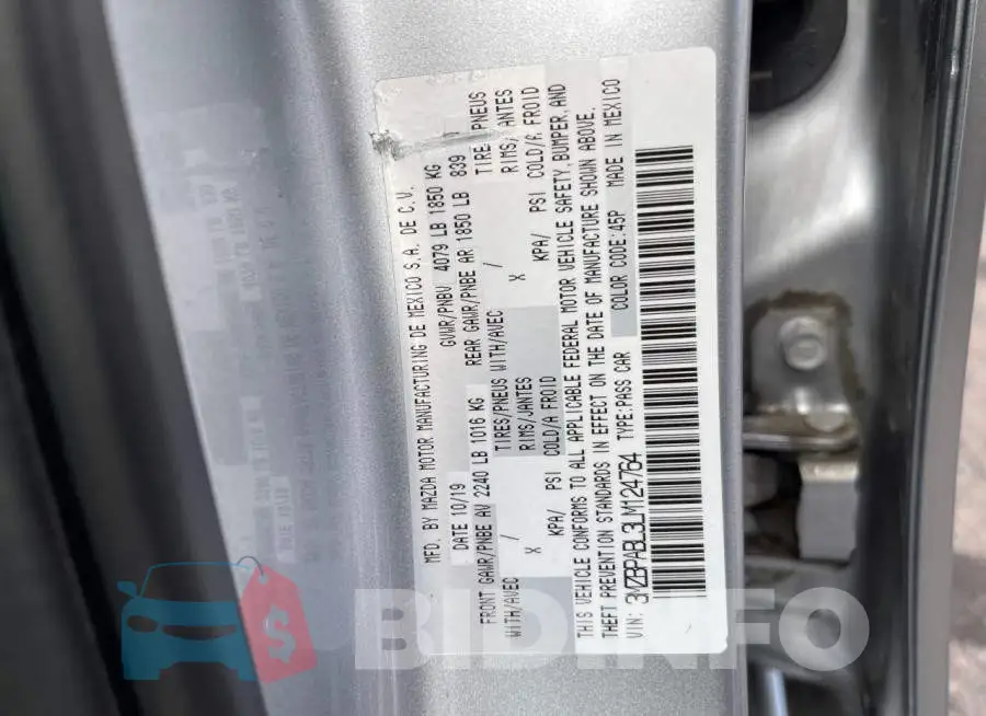 3MZBPABL3LM124764 Photo# 10