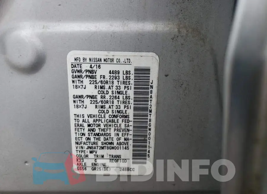 JN8AT2MT8GW001145 Photo# 10