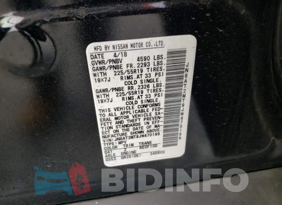 JN8AT2MT9JW470199 Photo# 10