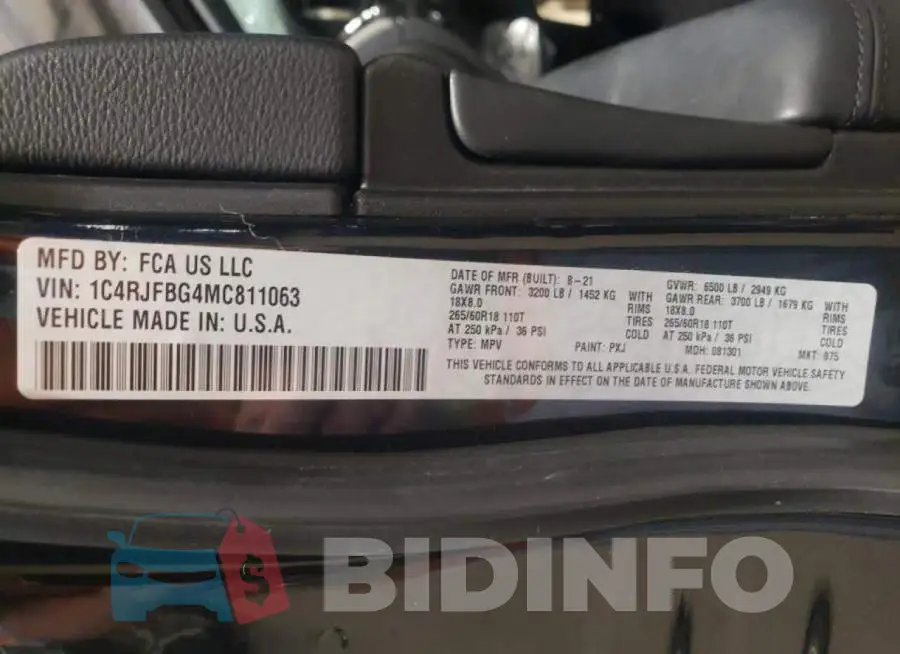1C4RJFBG4MC811063 Photo# 10