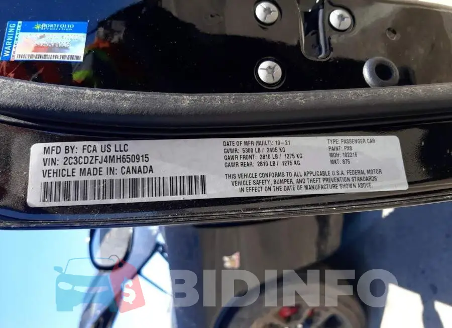 2C3CDZFJ4MH650915 Photo# 10