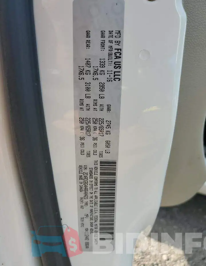 2C4RDGBG4HR640423 Photo# 10