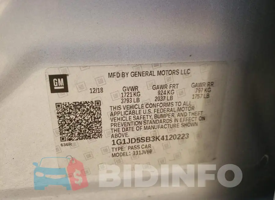 1G1JD5SB3K4120223 Photo# 10