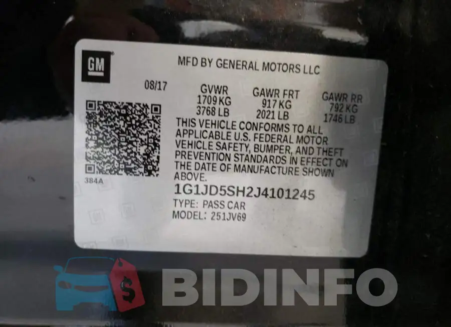 1G1JD5SH2J4101245 Photo# 10