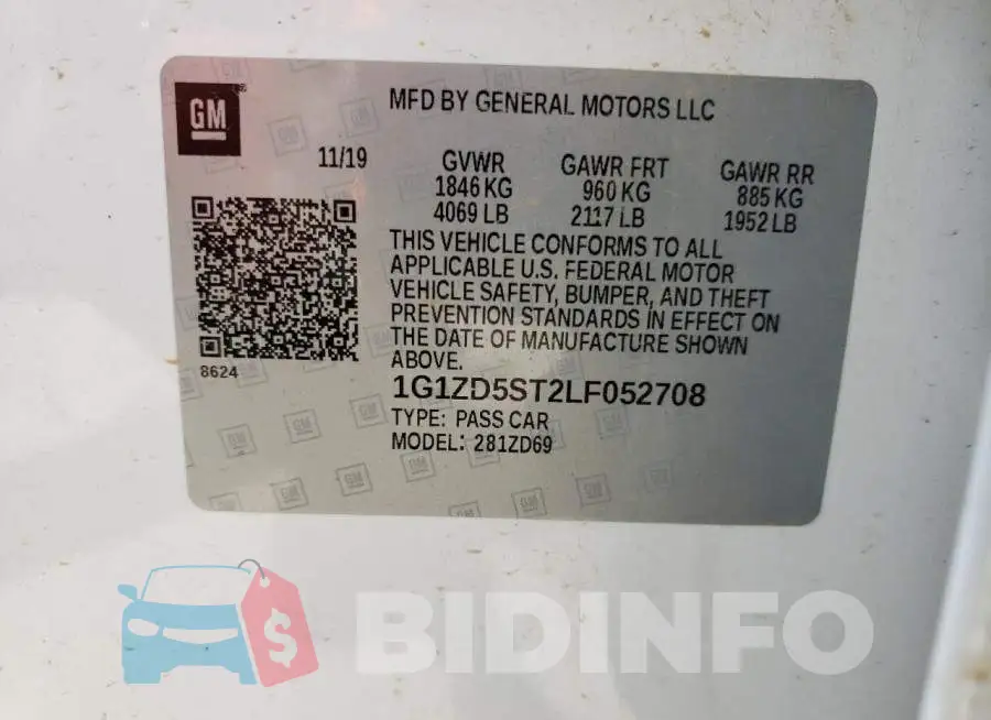 1G1ZD5ST2LF052708 Photo# 10