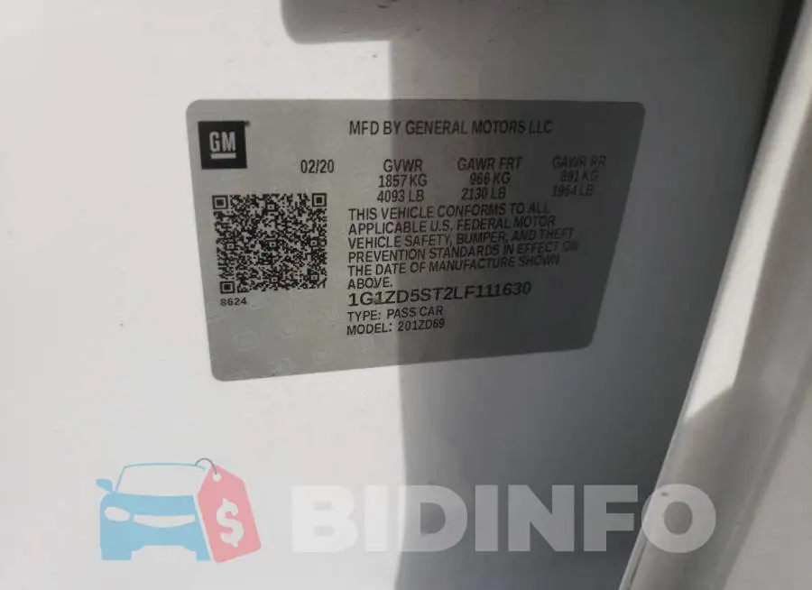 1G1ZD5ST2LF111630 Photo# 10