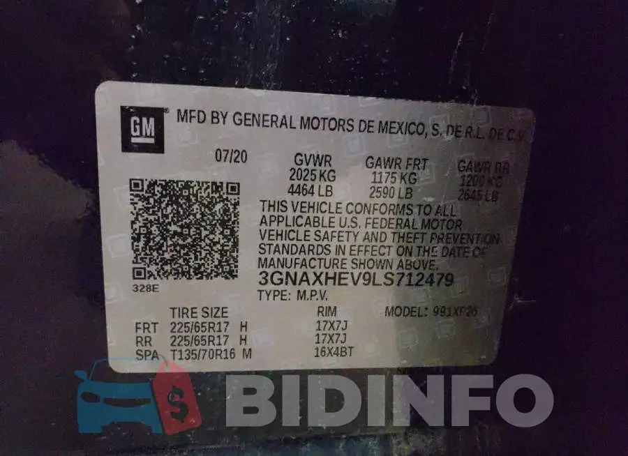 3GNAXHEV9LS712479 Photo# 10