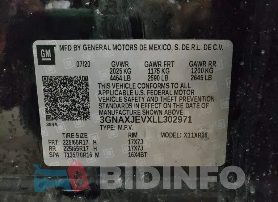 3GNAXJEVXLL302971 Photo# 10