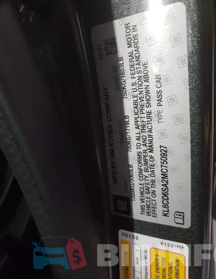 KL8CD6SA2MC750927 Photo# 10