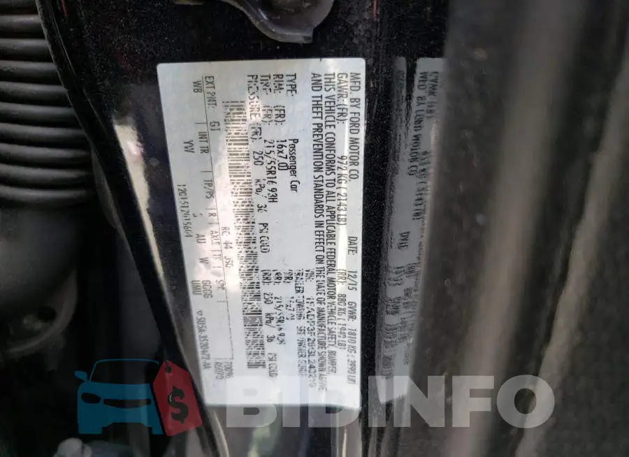 1FADP3F26GL243219 Photo# 10