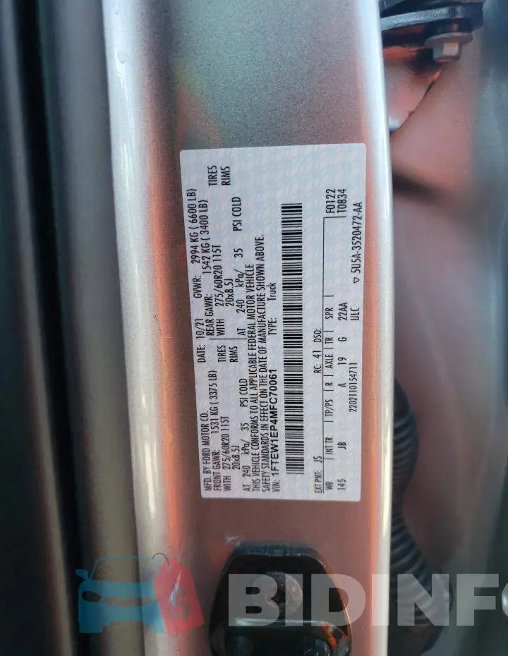 1FTEW1EP4MFC70061 Photo# 10