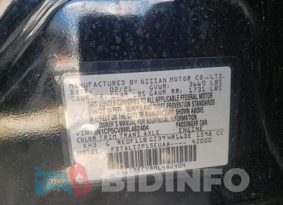 3N1CP5CV8ML482404 Photo# 10