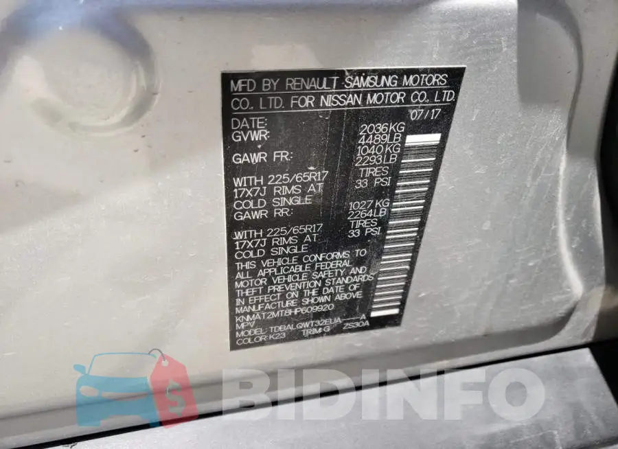 KNMAT2MT8HP609920 Photo# 10