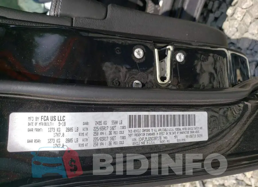 1C4PJMLB2KD307178 Photo# 10