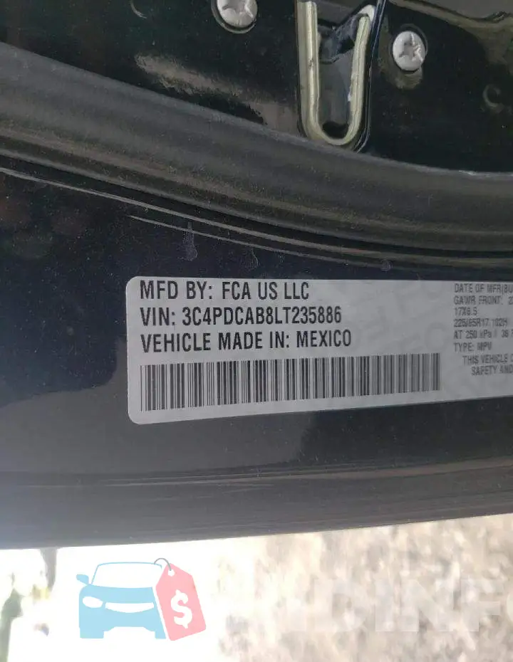 3C4PDCAB8LT235886 Photo# 10