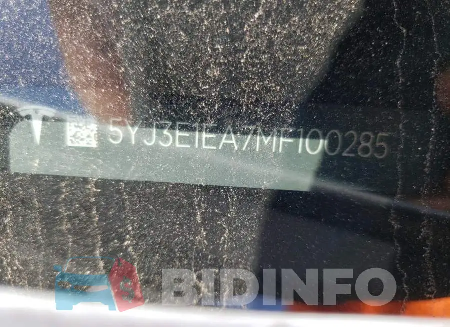 5YJ3E1EA7MF100285 Photo# 10
