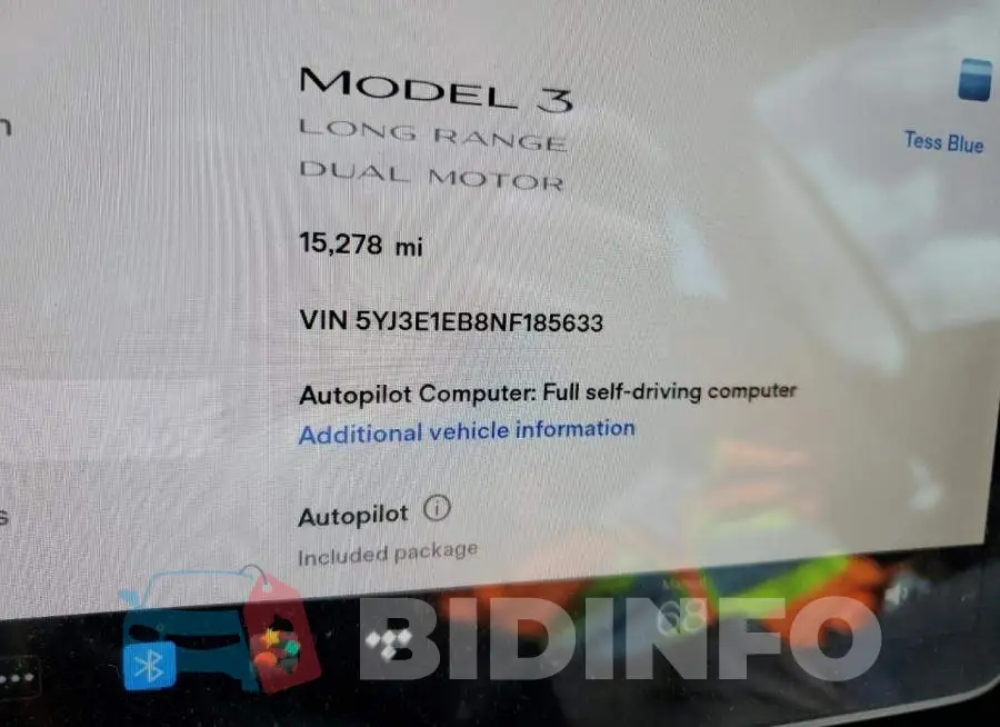 5YJ3E1EB8NF185633 Photo# 10