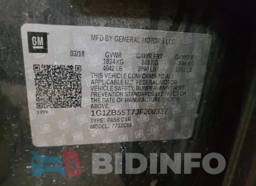 1G1ZB5ST7JF200337 Photo# 10
