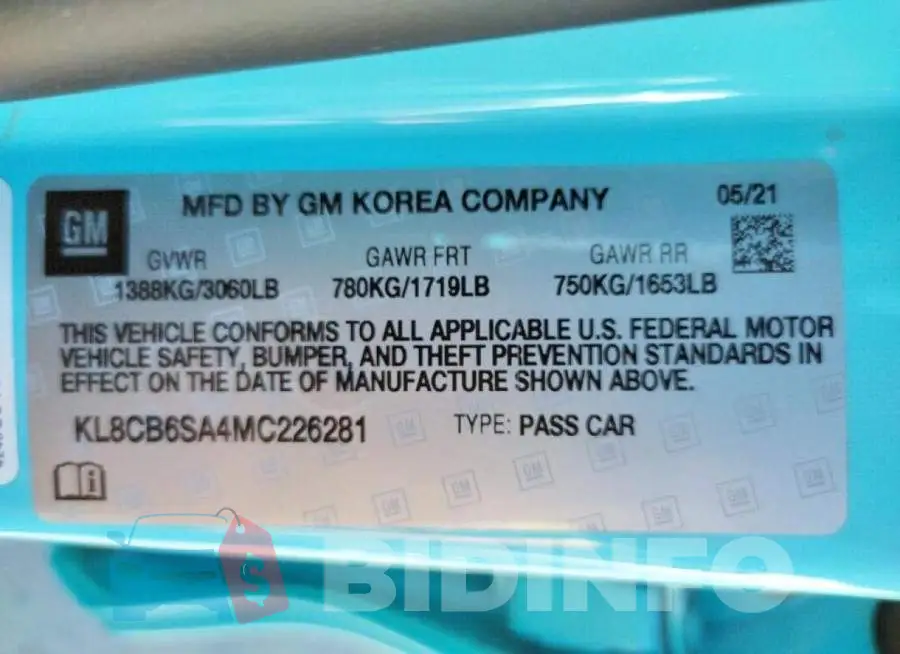 KL8CB6SA4MC226281 Photo# 10