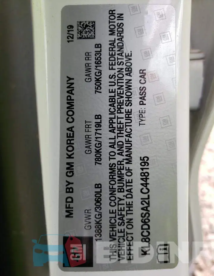 KL8CD6SA2LC448195 Photo# 10