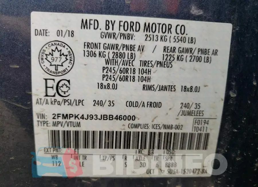 2FMPK4J93JBB46000 Photo# 10