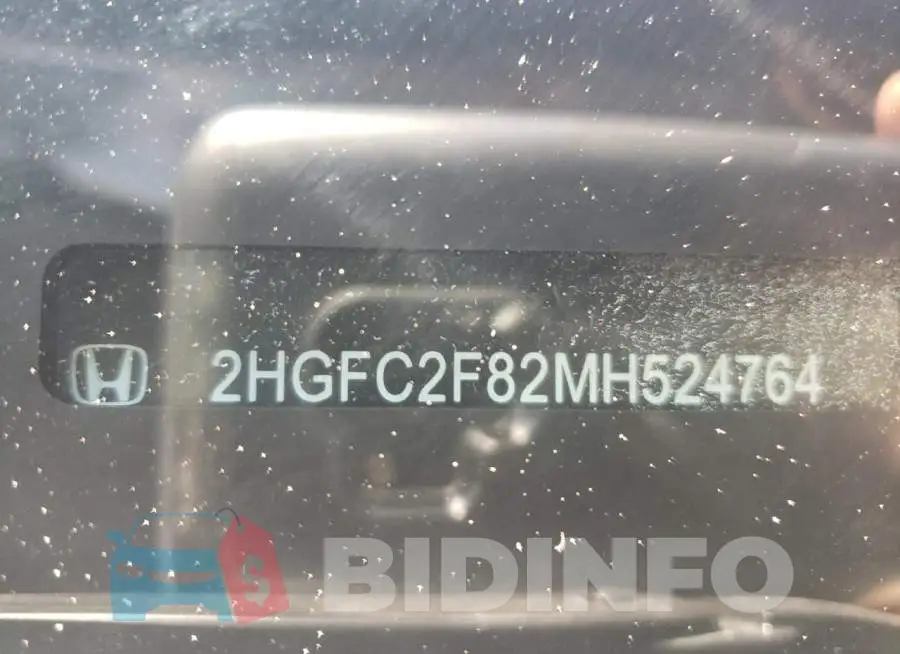2HGFC2F82MH524764 Photo# 10