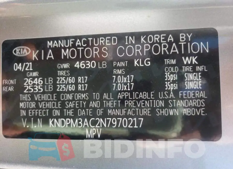 KNDPM3AC2N7970217 Photo# 10