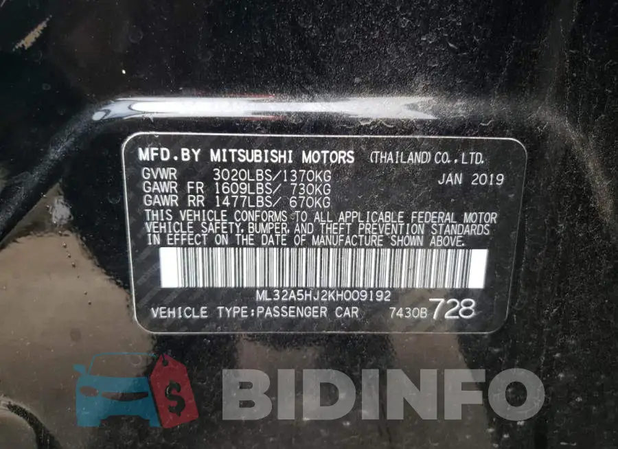 ML32A5HJ2KH009192 Photo# 10