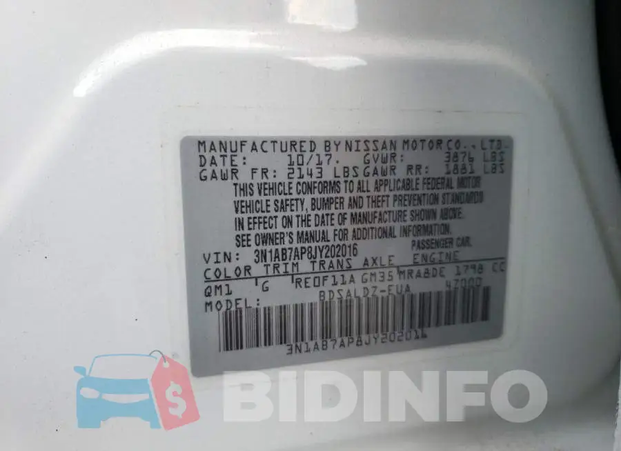 3N1AB7AP8JY202016 Photo# 10