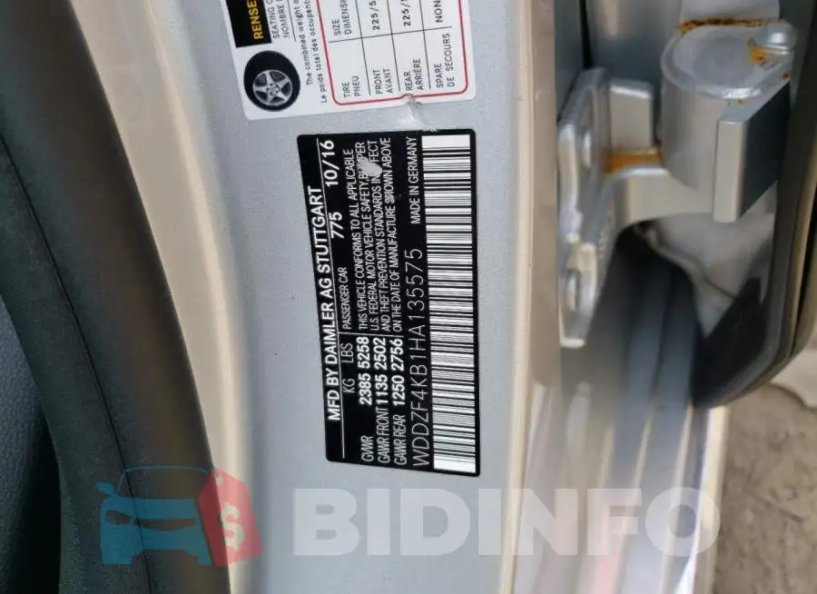 WDDZF4KB1HA135575 Photo# 10