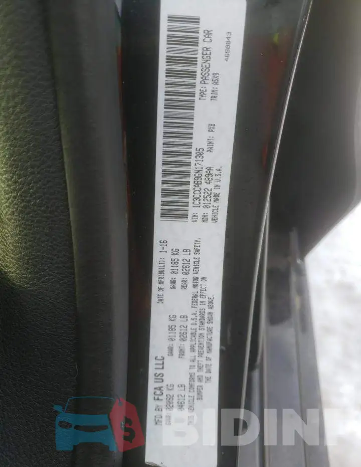1C3CCCAB9GN171305 Photo# 10