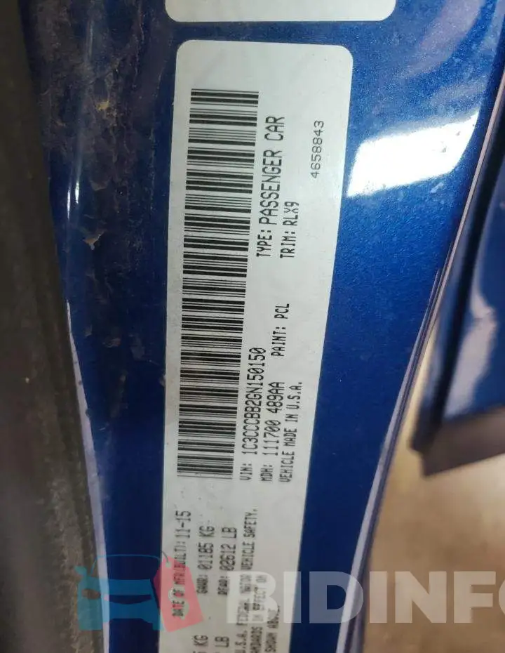 1C3CCCBB2GN150150 Photo# 10