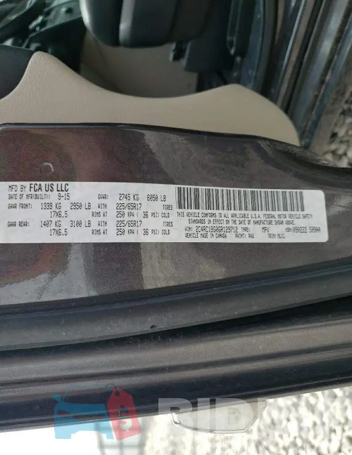 2C4RC1BG0GR129712 Photo# 10
