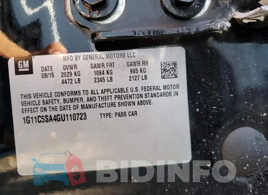 1G11C5SA4GU110723 Photo# 10