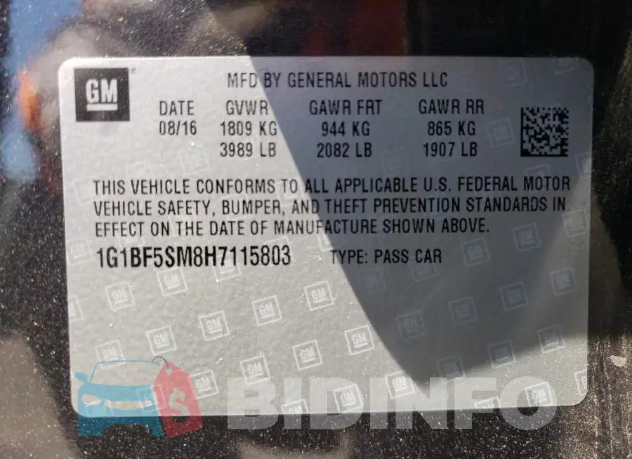1G1BF5SM8H7115803 Photo# 10