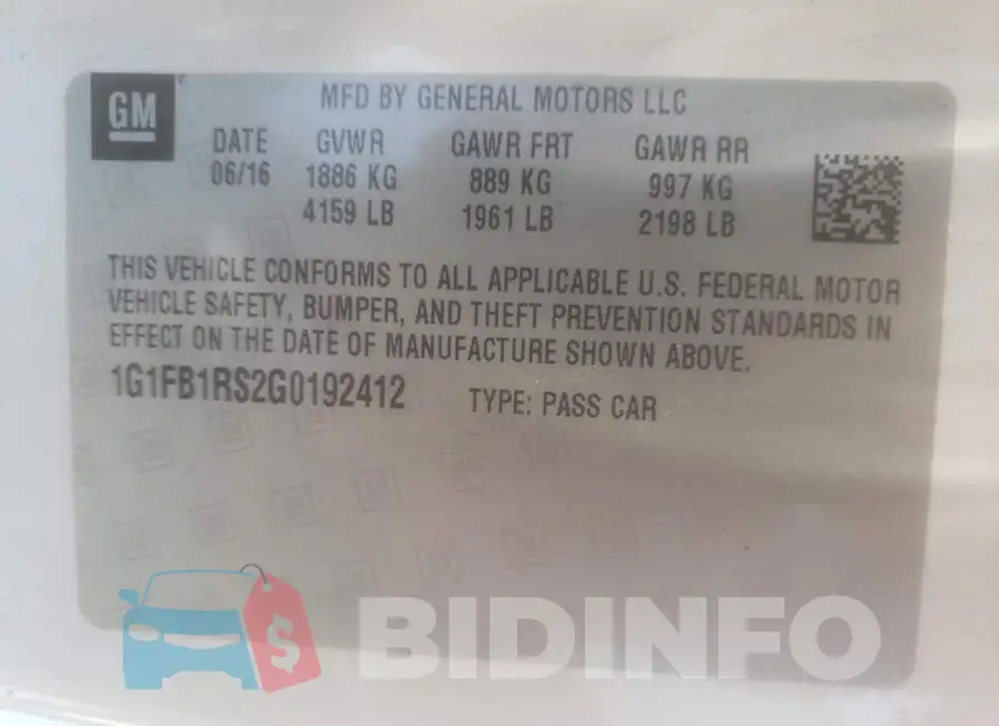 1G1FB1RS2G0192412 Photo# 10