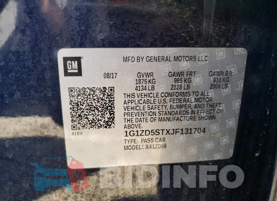1G1ZD5STXJF131704 Photo# 10