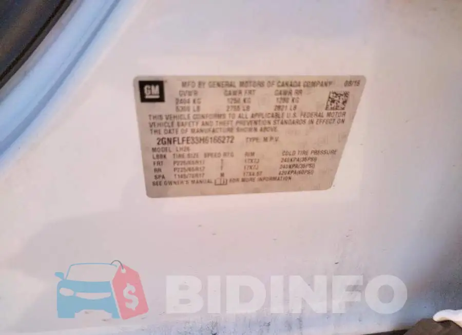 2GNFLFE33H6166272 Photo# 10