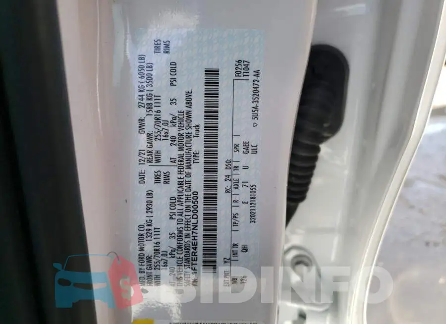 1FTER4EH7NLD00500 Photo# 10