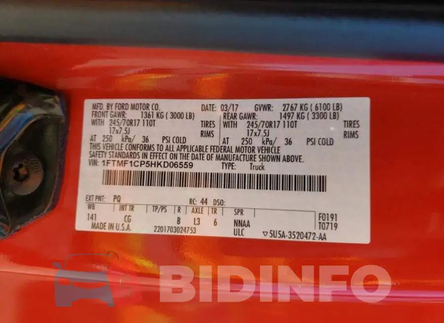 1FTMF1CP5HKD06559 Photo# 10