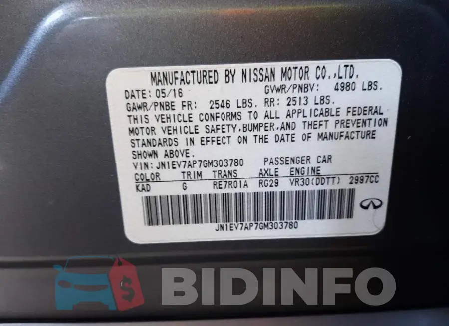 JN1EV7AP7GM303780 Photo# 10