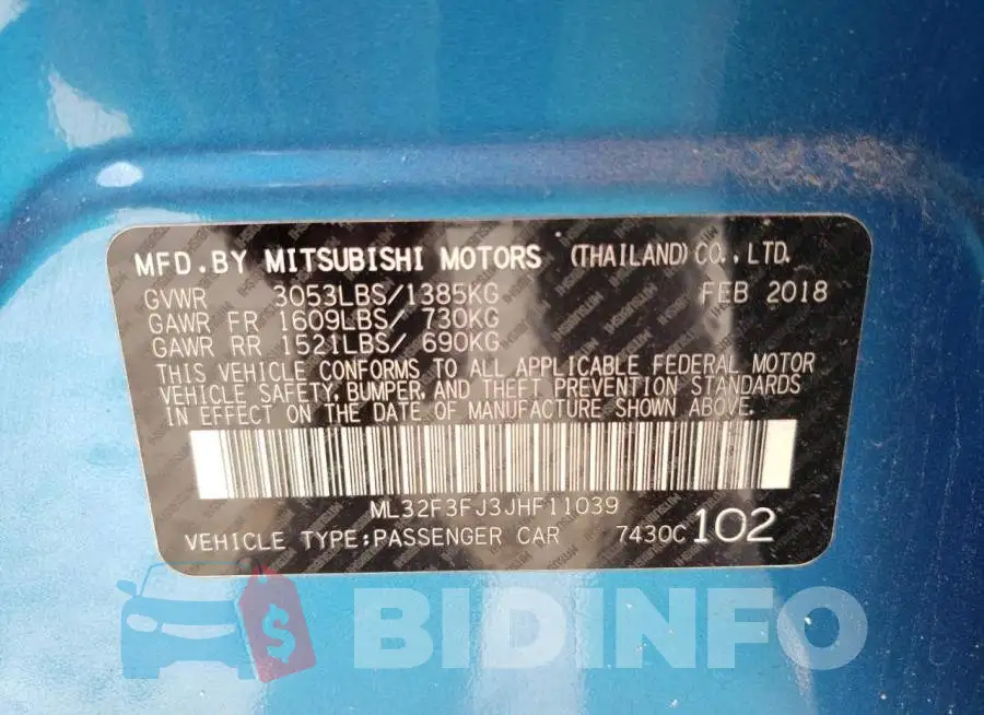 ML32F3FJ3JHF11039 Photo# 10