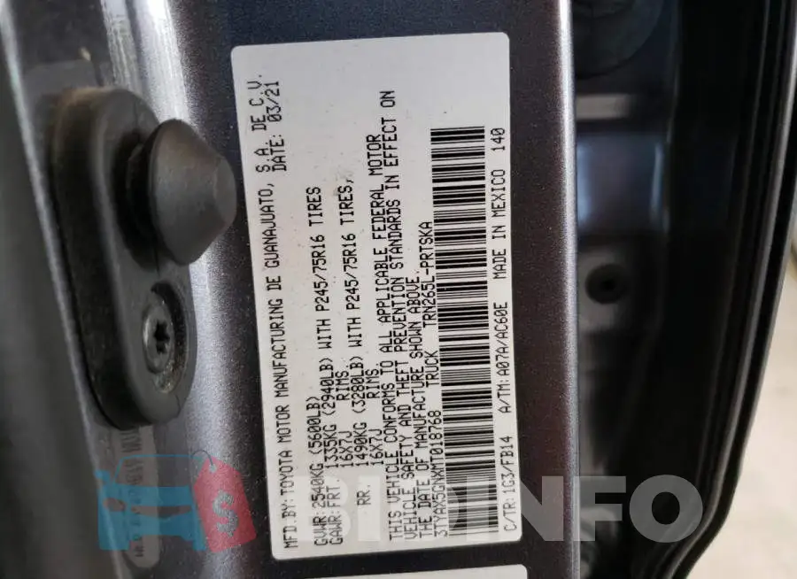 3TYAX5GNXMT018768 Photo# 10