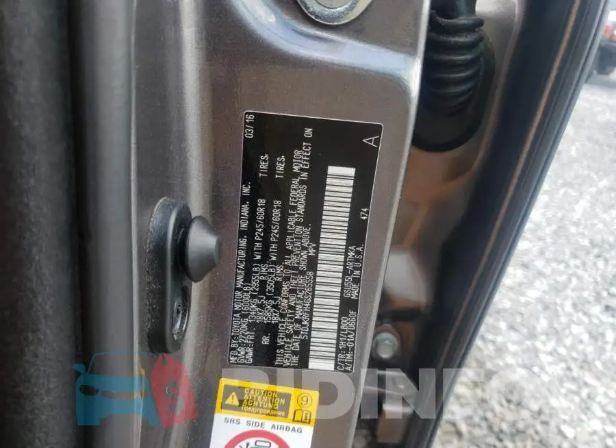 5TDJKRFH4GS265558 Photo# 10