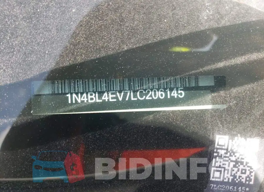 1N4BL4EV7LC206145 Photo# 10