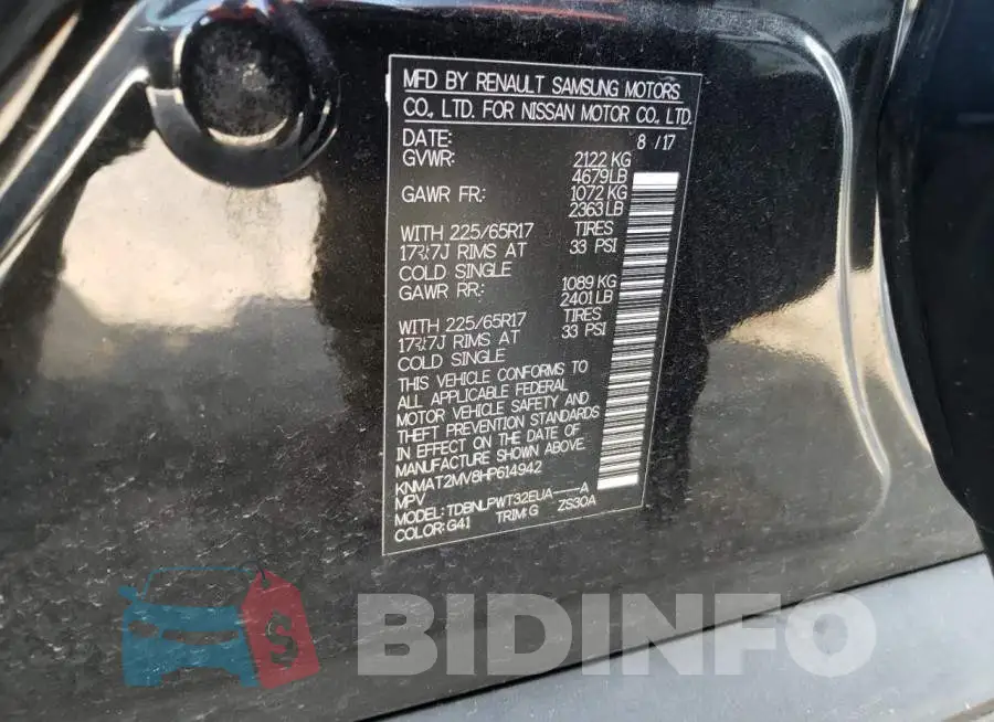 KNMAT2MV8HP614942 Photo# 10