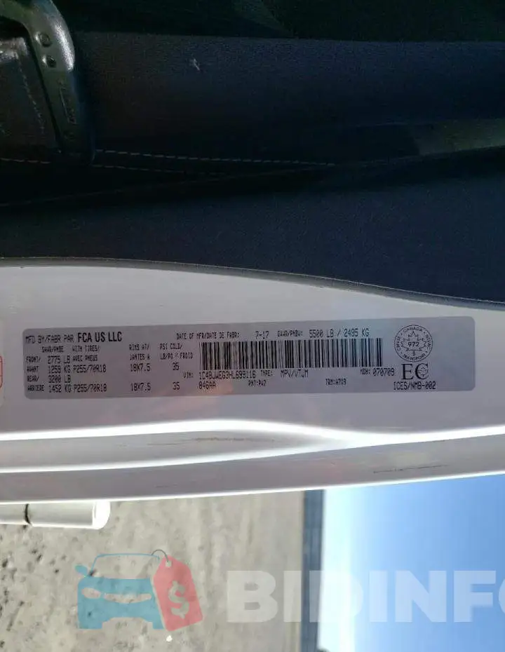 1C4BJWEG3HL699116 Photo# 10
